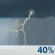 Tuesday: A 40 percent chance of showers and thunderstorms after 8am.  Mostly cloudy, with a high near 91. East wind 5 to 8 mph becoming north in the afternoon. 